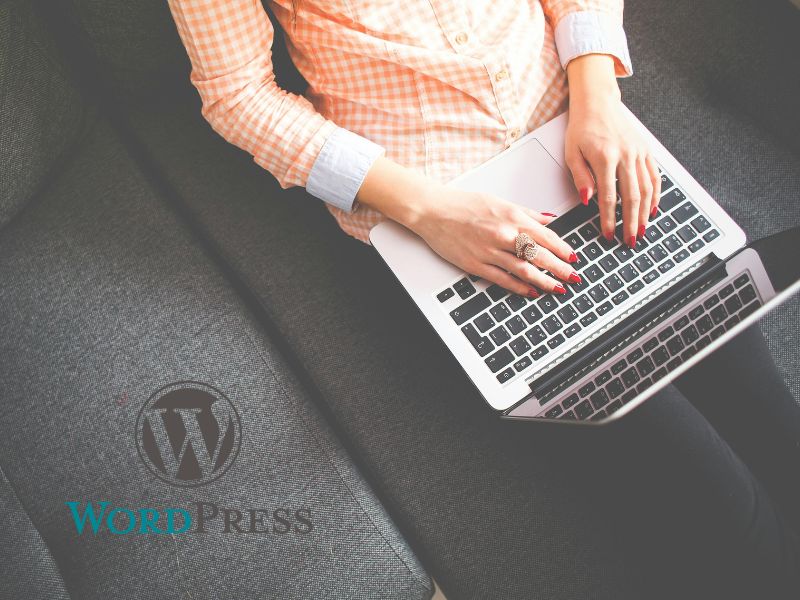 person holding a blog paper with WordPress setup guide