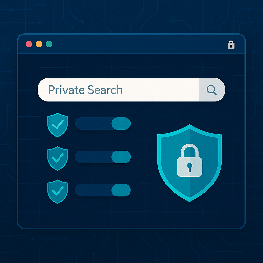Privacy-Focused Browsers 2025 secure interface illustration