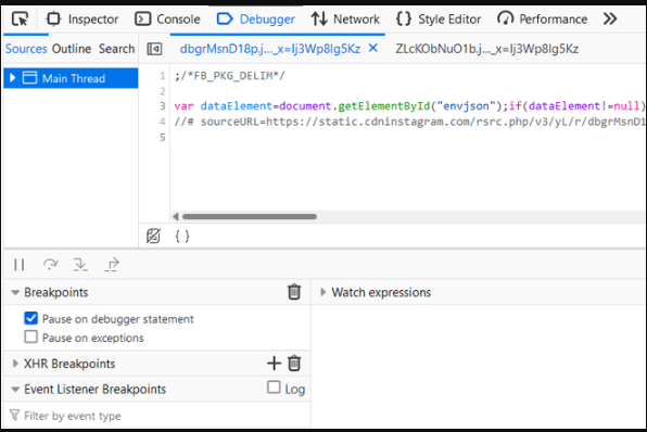 Mozilla Firefox Dev Tools and Sync Options 2025