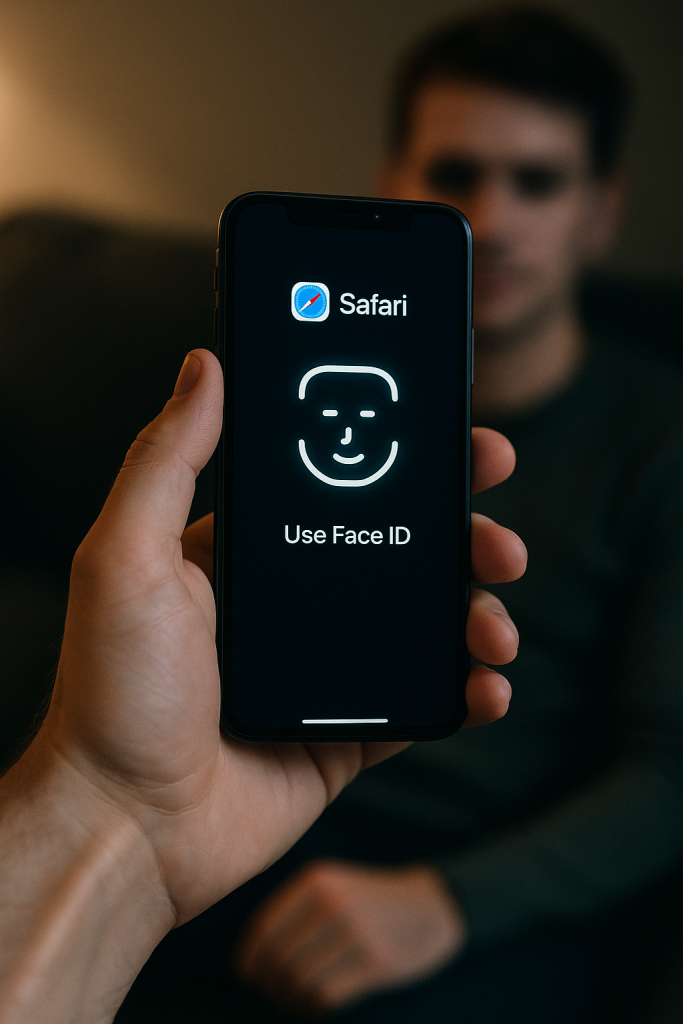 Biometric Login with Safari Security Features