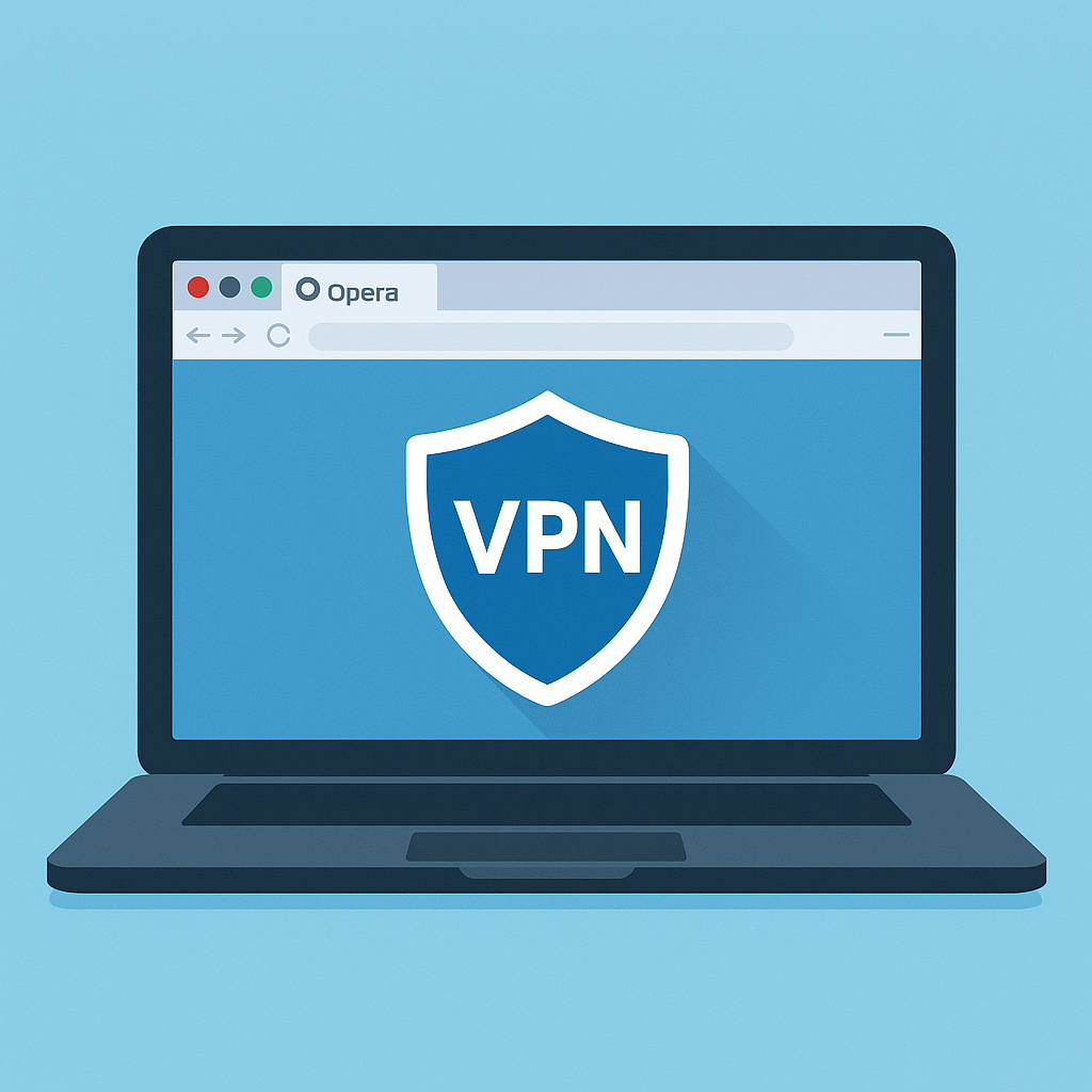 Use Opera VPN on Laptop Browser for Private Browsing