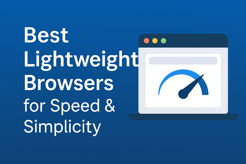 Best lightweight browsers for speed and simplicity with fast performance illustration