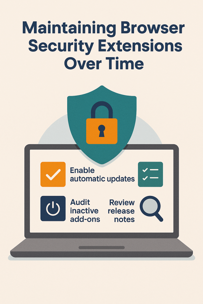 Maintaining Browser Security Extensions Over Time