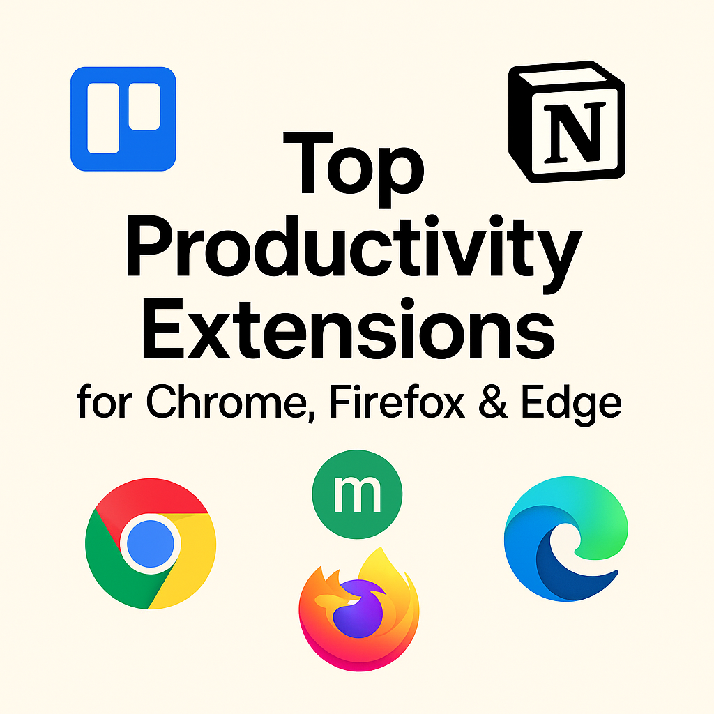Top Productivity Extensions for Chrome, Firefox & Edge – Collaboration Tools 2025
